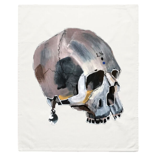 Pearl Skull Tea Towel Thumbnail